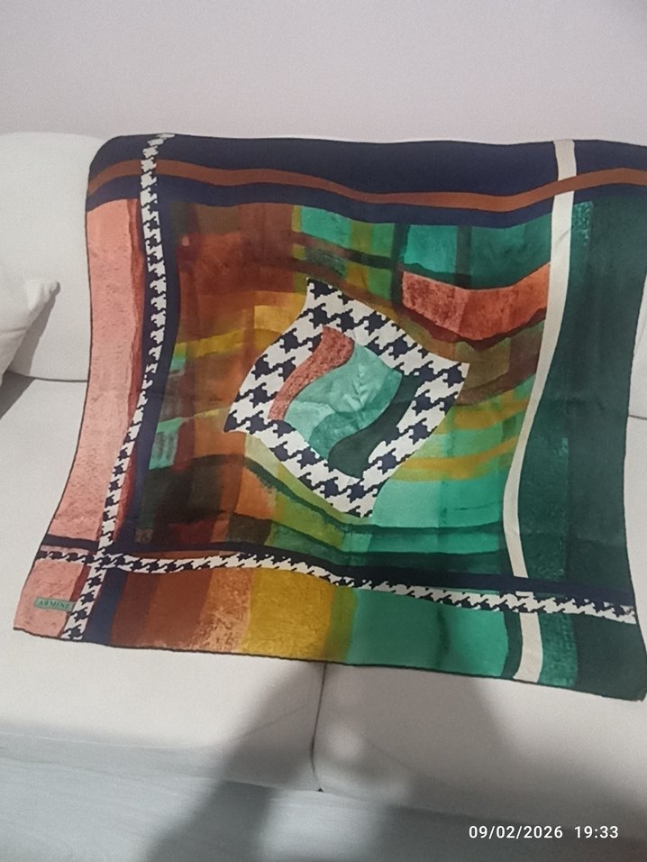 Renkli Bohem Kadın eşarp - Görsel 2