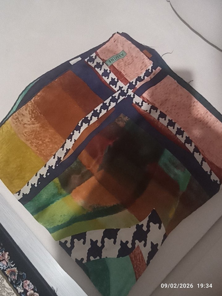 Renkli Bohem Kadın eşarp - Görsel 3