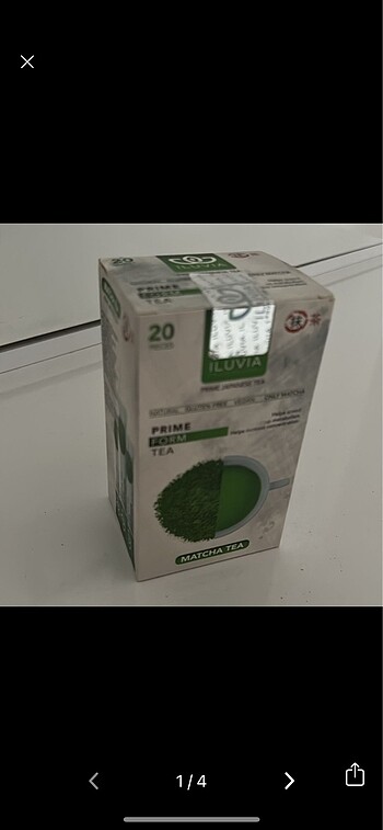 matcha tea cilekli (20 adet)