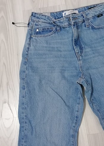 l Beden Kadın Mavi Denim mom Jean