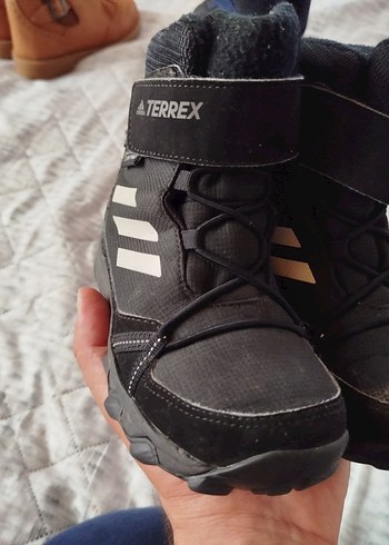 Adidas Erkek Çocuk Siyah Terrex Botlar Velcro