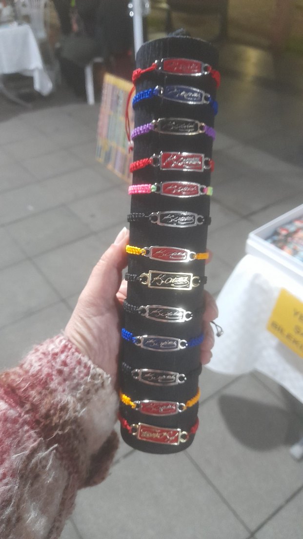 K.Ataturk imzalı makrome bileklik - Görsel 2