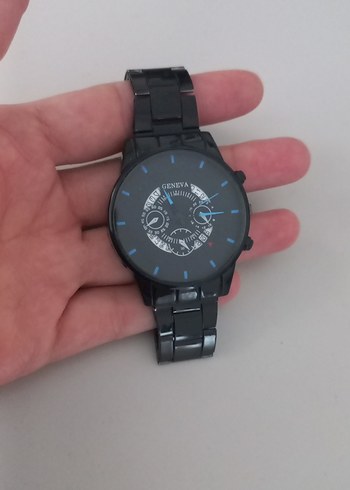 Diğer Siyah Metal Kordonlu Erkek Saat