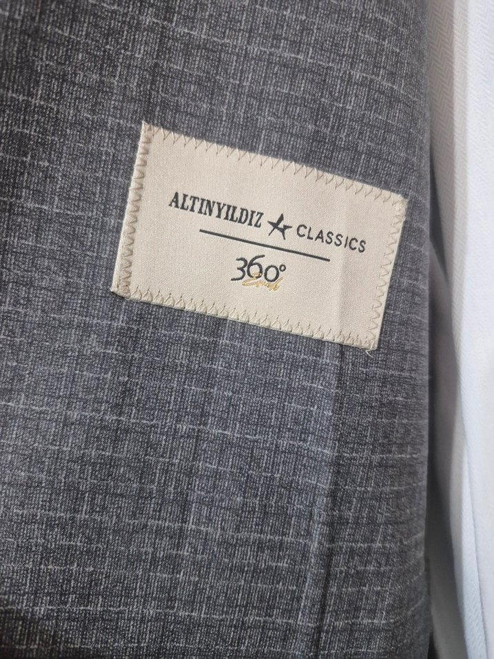 Gri Erkek Takım Elbise - Görsel 5