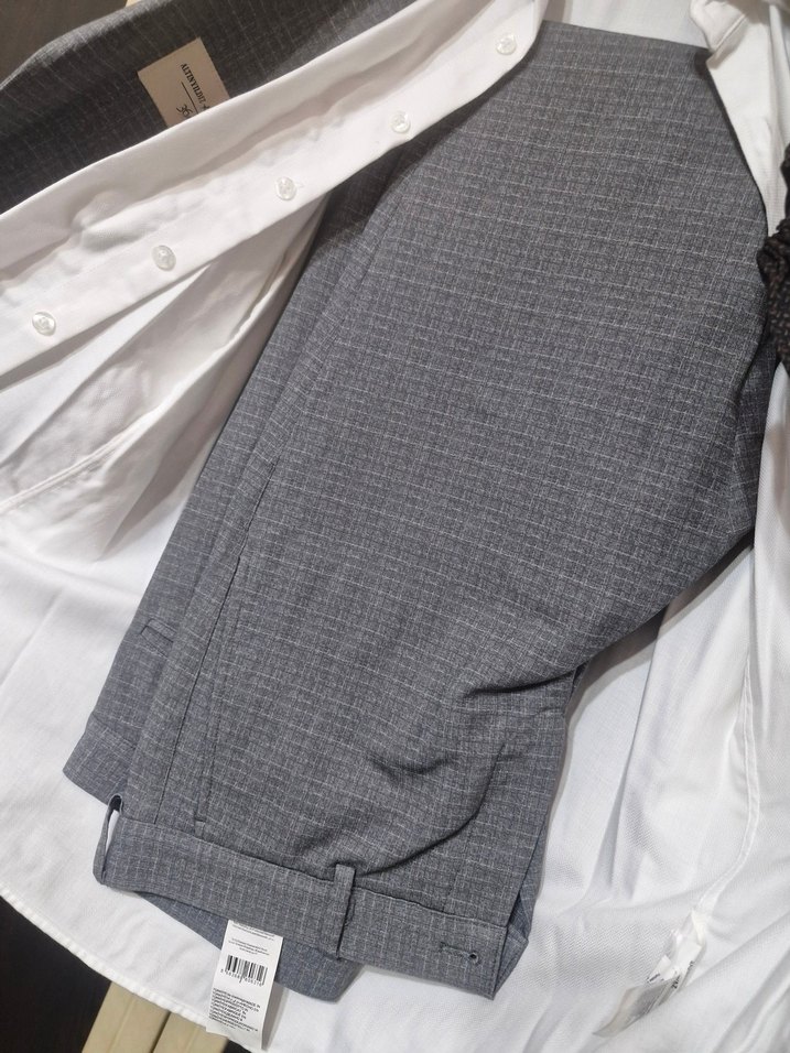 Gri Erkek Takım Elbise - Görsel 4