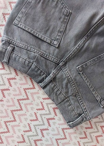 Gri Bol Pantolon - Görsel 3