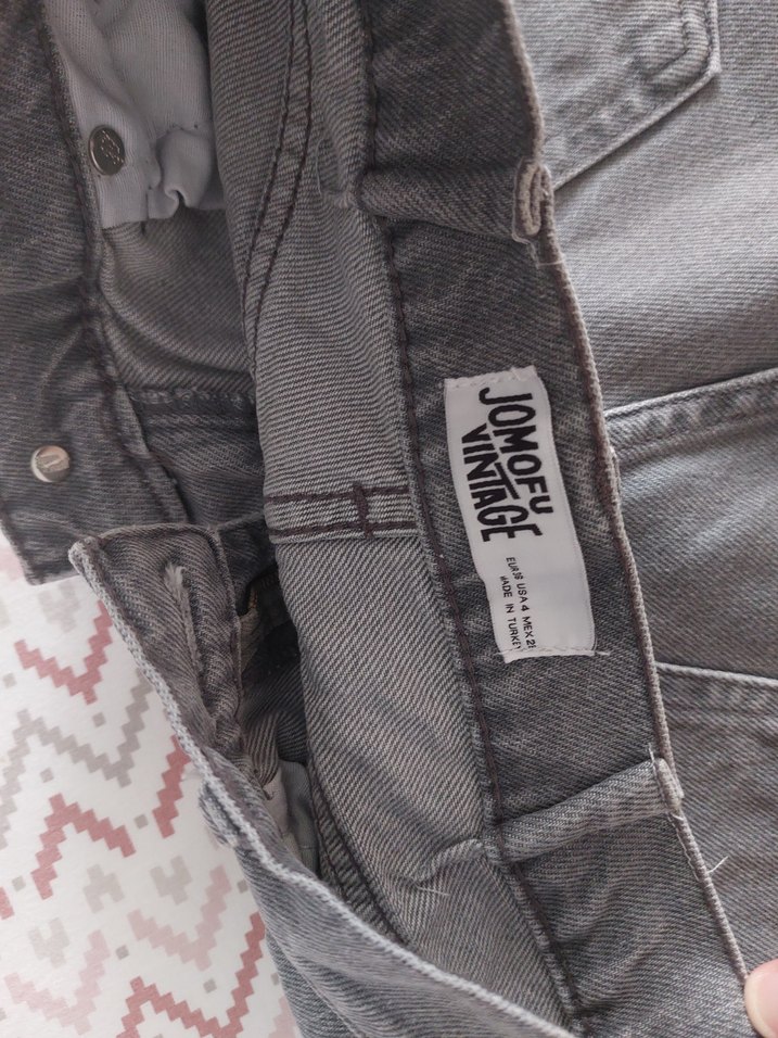 Gri Bol Pantolon - Görsel 4