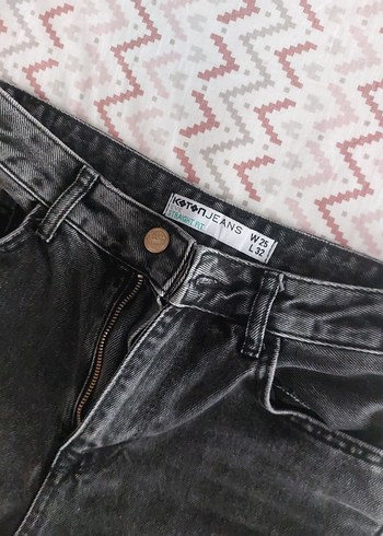 Gri Straight Fit Kadın Pantolob - Görsel 3