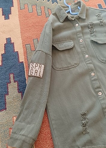 Kadın kot gömlek 