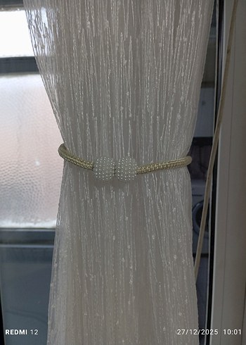 mıknatıslı perde tutucu - Görsel 2