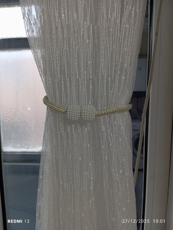 mıknatıslı perde tutucu - Görsel 2