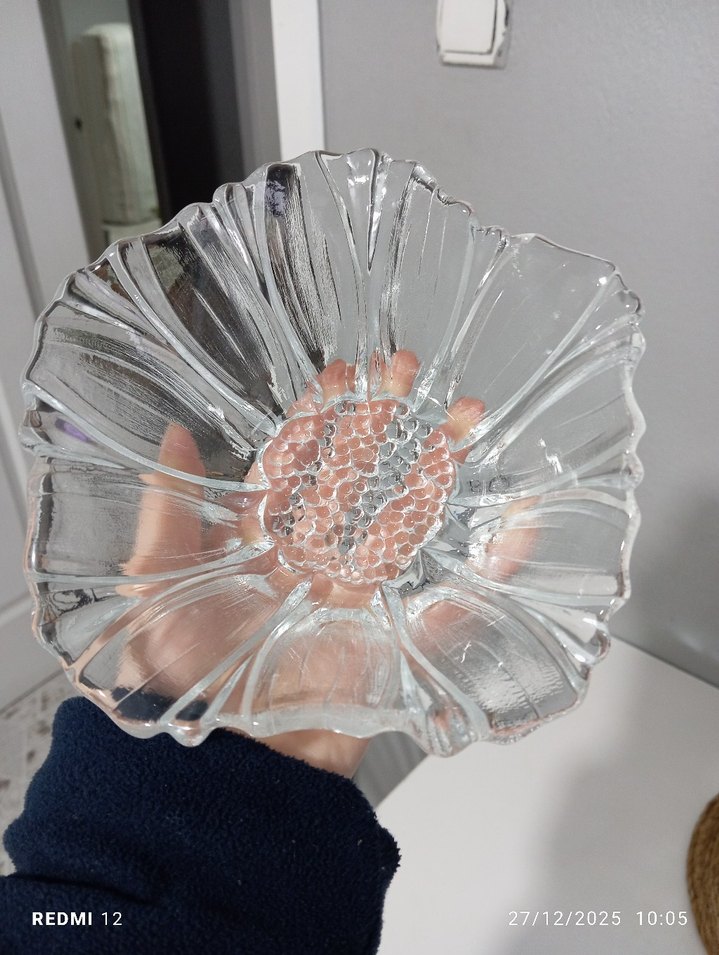 Şeffaf Cam Kase - Modern Tasarım - Görsel 2