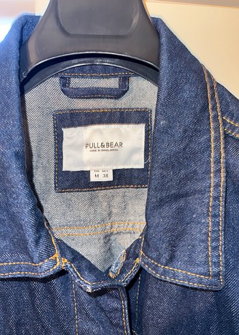 Erkek Lacivert Düğmeli Denim Ceket - Görsel 2