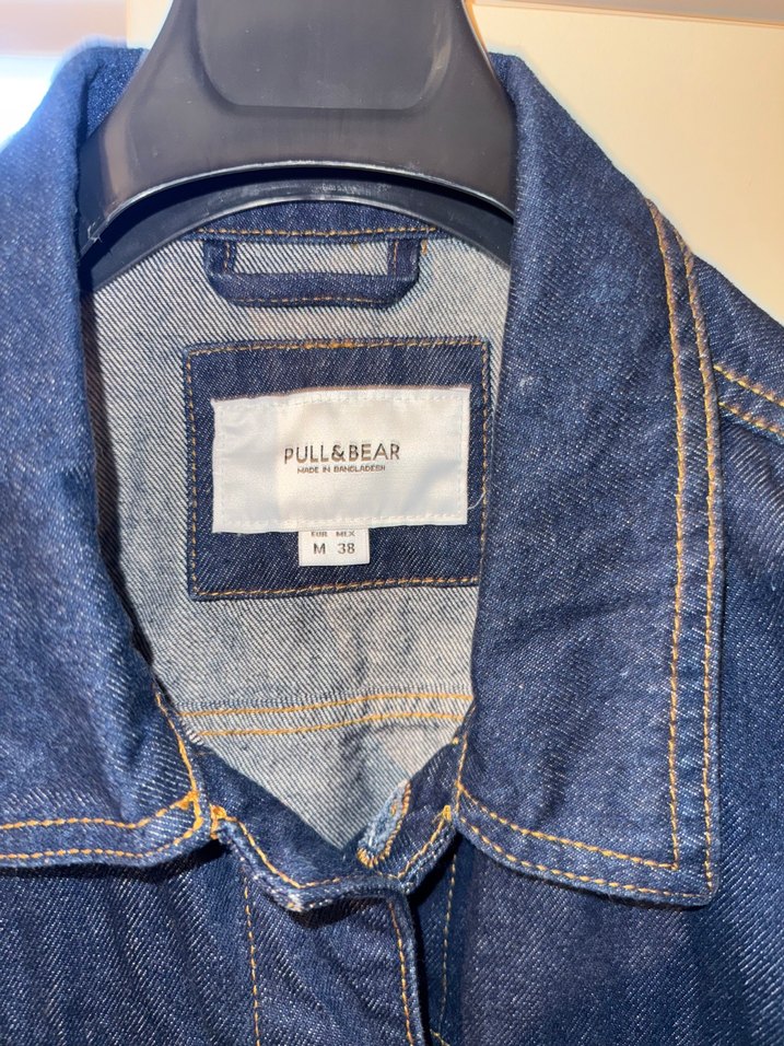 Erkek Lacivert Düğmeli Denim Ceket - Görsel 2