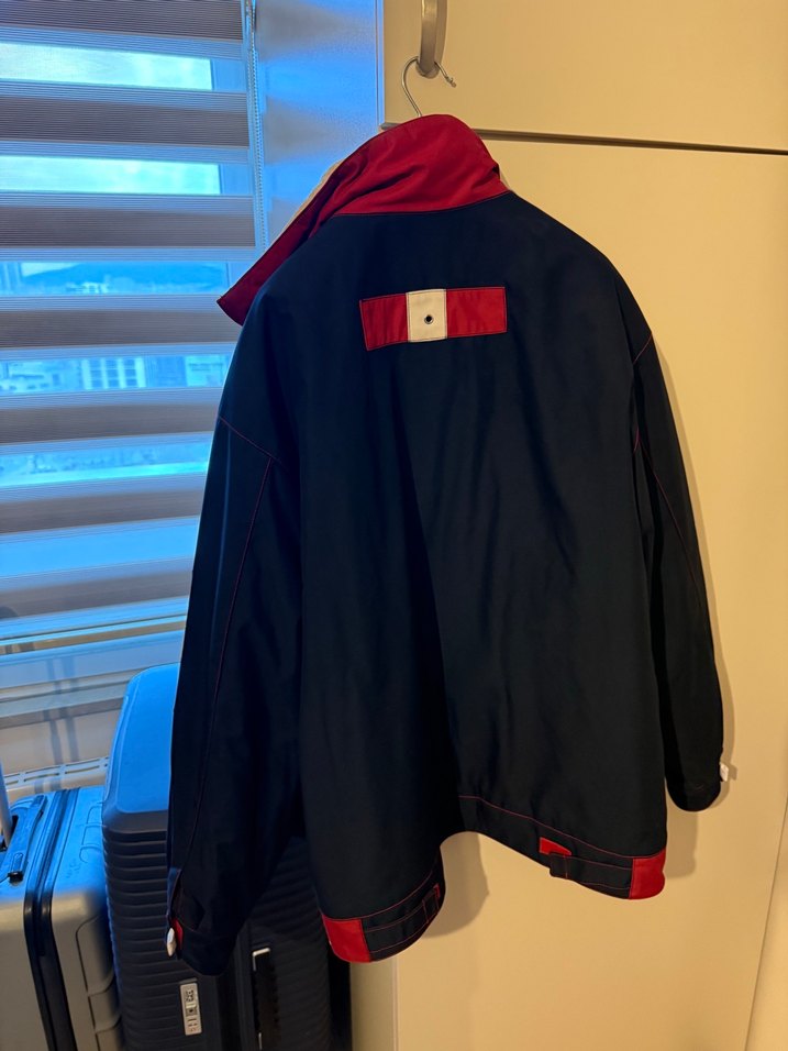 Erkek Kırmızı Rahat Kesim Ceket - Görsel 5