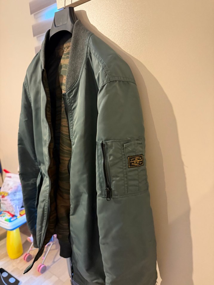 Çift Taraflı Erkek Bomber Ceket - Görsel 3