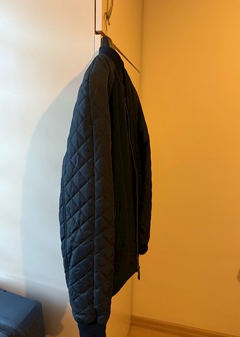 Pull & Bear Yünlü Erkek Bomber Ceket - Görsel 4