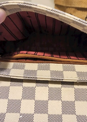 LV kahverengi Deri Püsküllü Kadın Çanta - Görsel 2