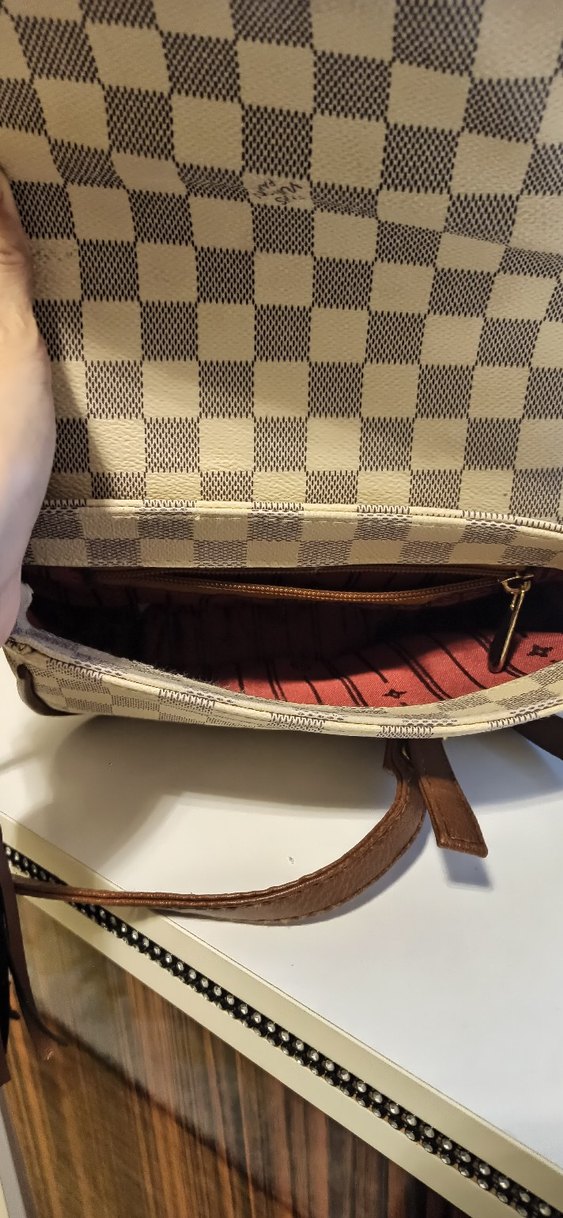 LV kahverengi Deri Püsküllü Kadın Çanta - Görsel 3