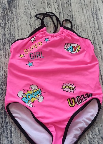 Kız Çocuk  Desenli Mayo &Bikini 8 adet
 1 adet mayo şort - Görsel 2