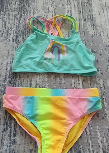 Kız Çocuk  Desenli Mayo &Bikini 8 adet
 1 adet mayo şort - Görsel 4