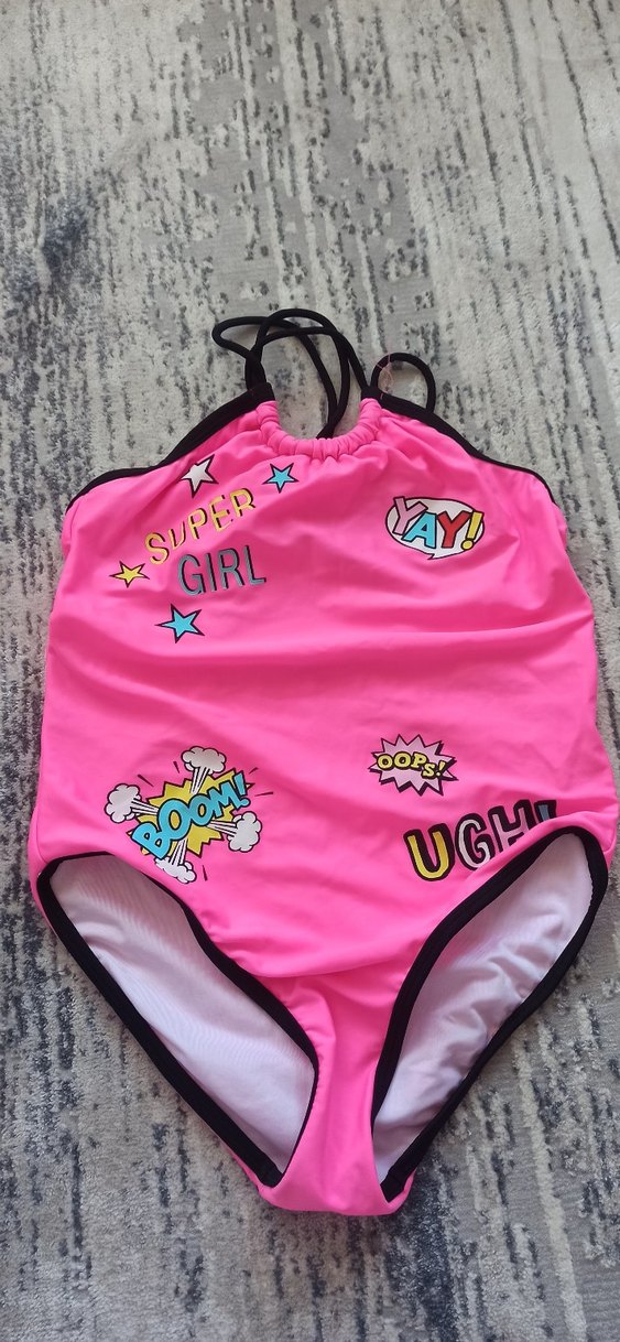 Kız Çocuk  Desenli Mayo &Bikini 8 adet
 1 adet mayo şort - Görsel 2