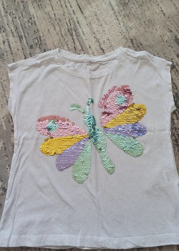 HM marka kız cocuk tişört 4 adet - Görsel 2