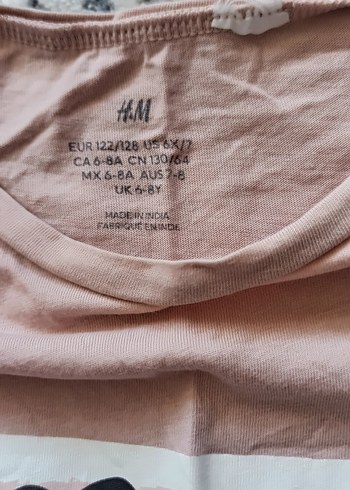 HM marka kız cocuk tişört 4 adet - Görsel 6