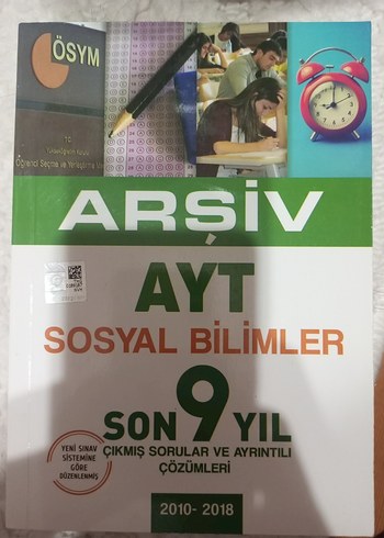 AYT Sosyal Bilimler 2010-2018 Son 9 Yıl Çıkmış Sorular