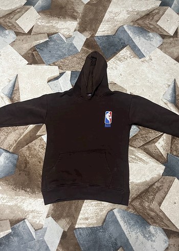 Siyah NBA Kapüşonlu Fermuarlı Sweatshirt - Görsel 6