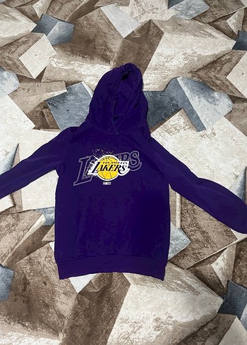 Mor Kapüşonlu Fermuarlı Kadın Sweatshirt - Görsel 6