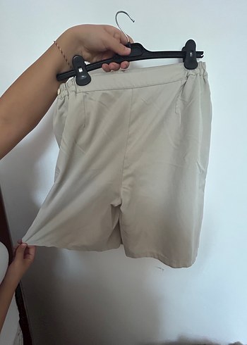 Diğer Bej Mini şort Etek
