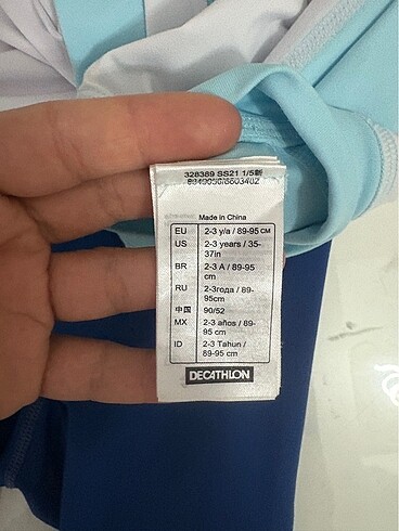 Decathlon Decathlon 2-3 yaş mayo
