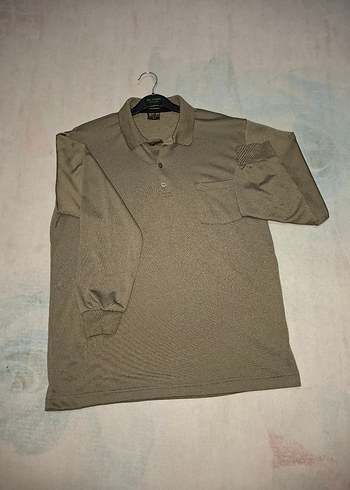 Diğer Gri Erkek Uzun Kollu Polo Tişört