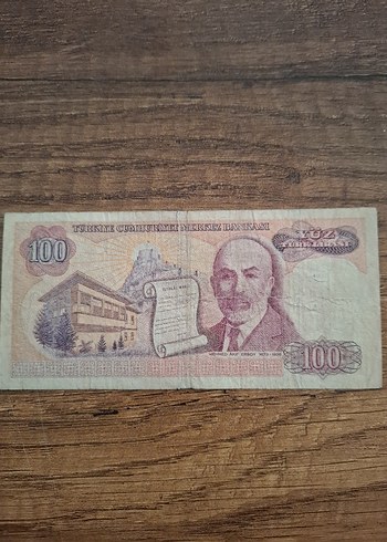 Eski 100 Türk Lirası Banknot