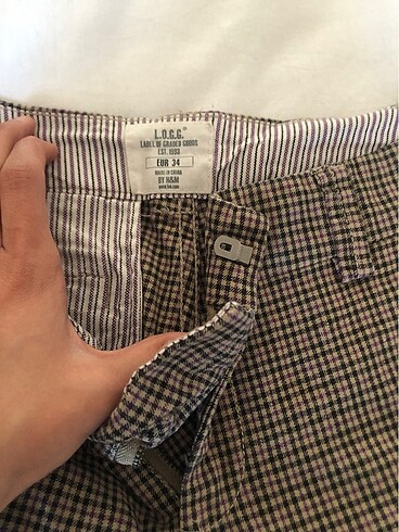 s Beden H&M Ekoseli pantolon