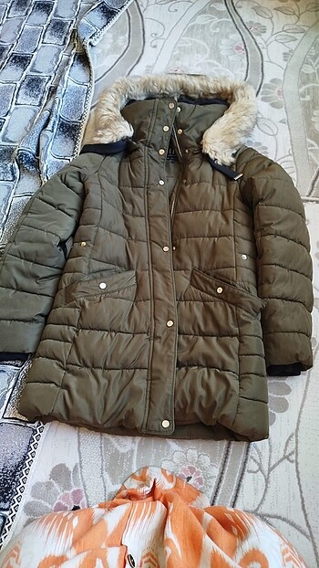 9-12 Ay Beden 9 yaş kız çocuğu mont