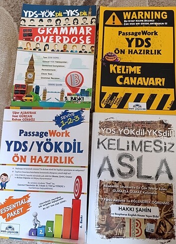 YDS/Yokdil Hazırlık kitap seti