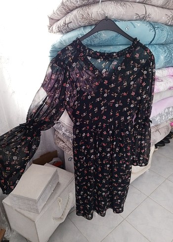 38 Beden siyah Renk elbise