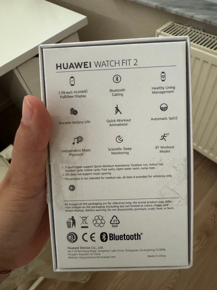 Huawei Watch Fit 2 Akıllı Saat Pembe/rose gold - Görsel 2