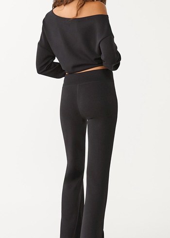 Stradivarius çan paça yumuşak eşofman altı - Görsel 8