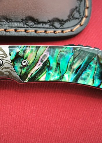 PASLANMAZ SUN MAİ DAMASCUS - ABOLON KABZE & GÜMÜŞ KAPLAMA - Görsel 4