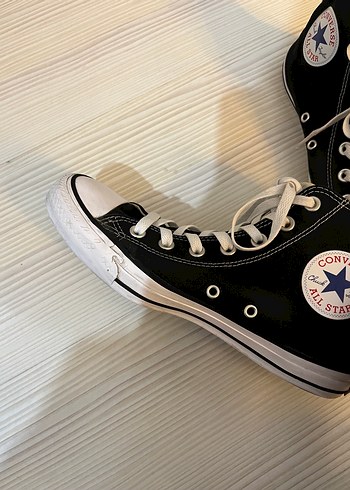 38 Beden siyah Renk Converse Chuck Taylor All Star Siyah Unisex Spor Ayakkabı
