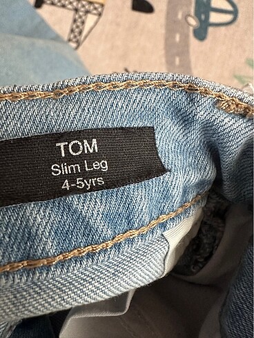 4 Yaş Beden Tom All Blue Buz Mavi Jeans Pantolon