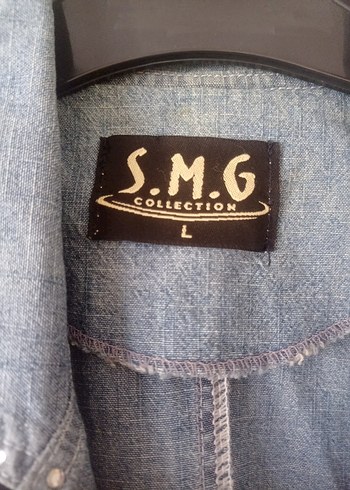 Düğmeli Midi Mavi Denim Kadın Ceket - Görsel 3