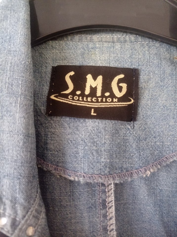 Düğmeli Midi Mavi Denim Kadın Ceket - Görsel 3