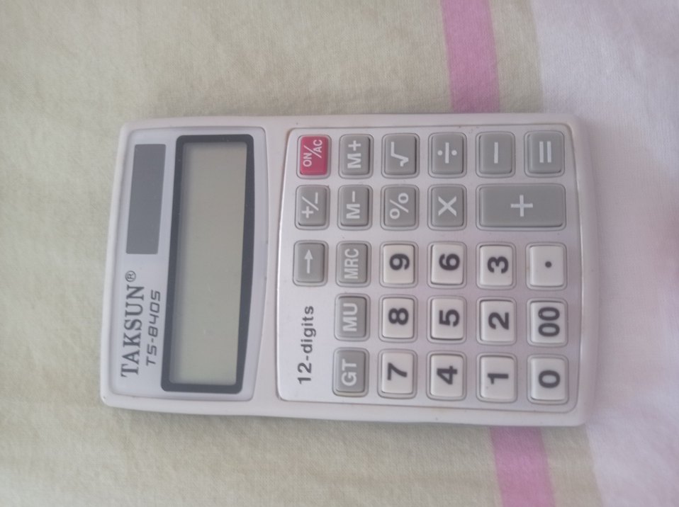 TAKSUN 12 Haneli Elektronik Hesap Makinesi - Görsel 2