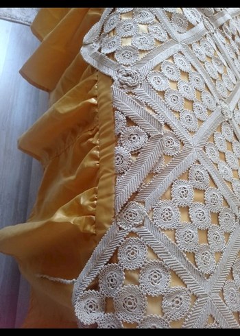 El işi Bohem Dantel Yatak Örtüsü - Görsel 2