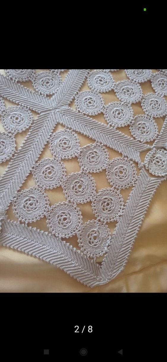 El işi Bohem Dantel Yatak Örtüsü - Görsel 4