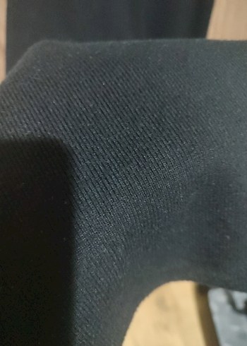 m Beden Kadın Siyah Pilili Kumaş Pantolon